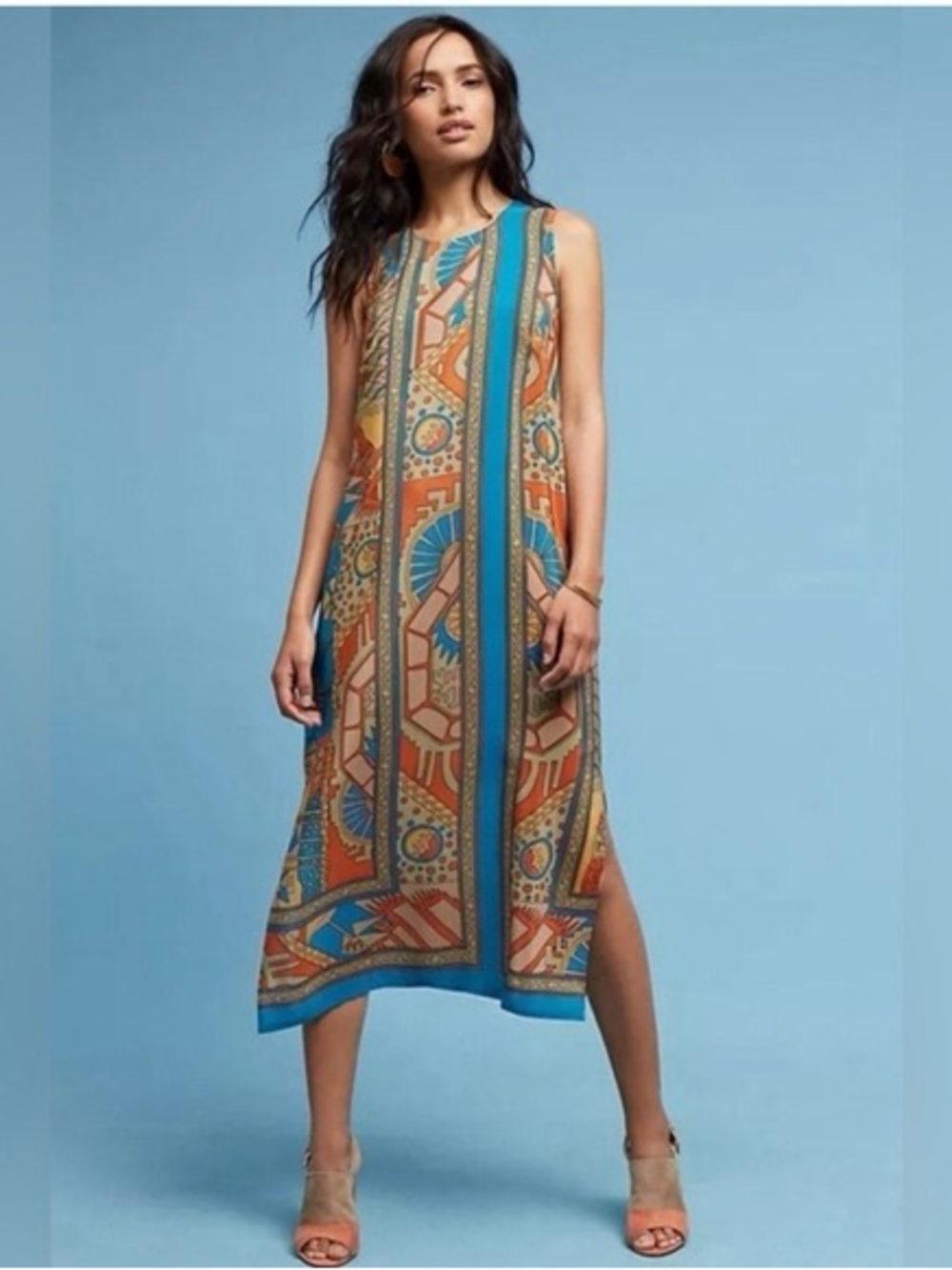 Akemi + Kin Silk Shift Dress
